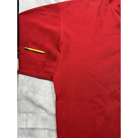 Vintage 90s Marlboro Red Henley Shirt Smoker Grunge Punk XL Cigarette Thrashed - Picture 7 of 16